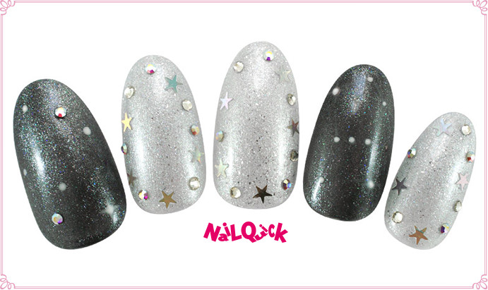 マグネットジェルを使ったメタリックな質感の宇宙ネイル ネイルサロンならネイルクイック Nail Quick マグネットジェルを使ったメタリックな質感の宇宙ネイル ネイルサロンならネイルクイック Nail Quick