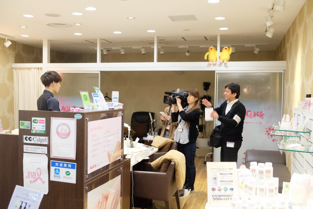 日本テレビ News Every Oha4 でメンズネイリスト松澤のインタビューが放送されました 取材店舗 アトレ亀戸店 ネイルクイック