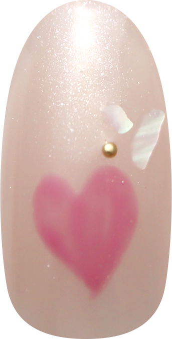 チャリティーネイルアート Heart